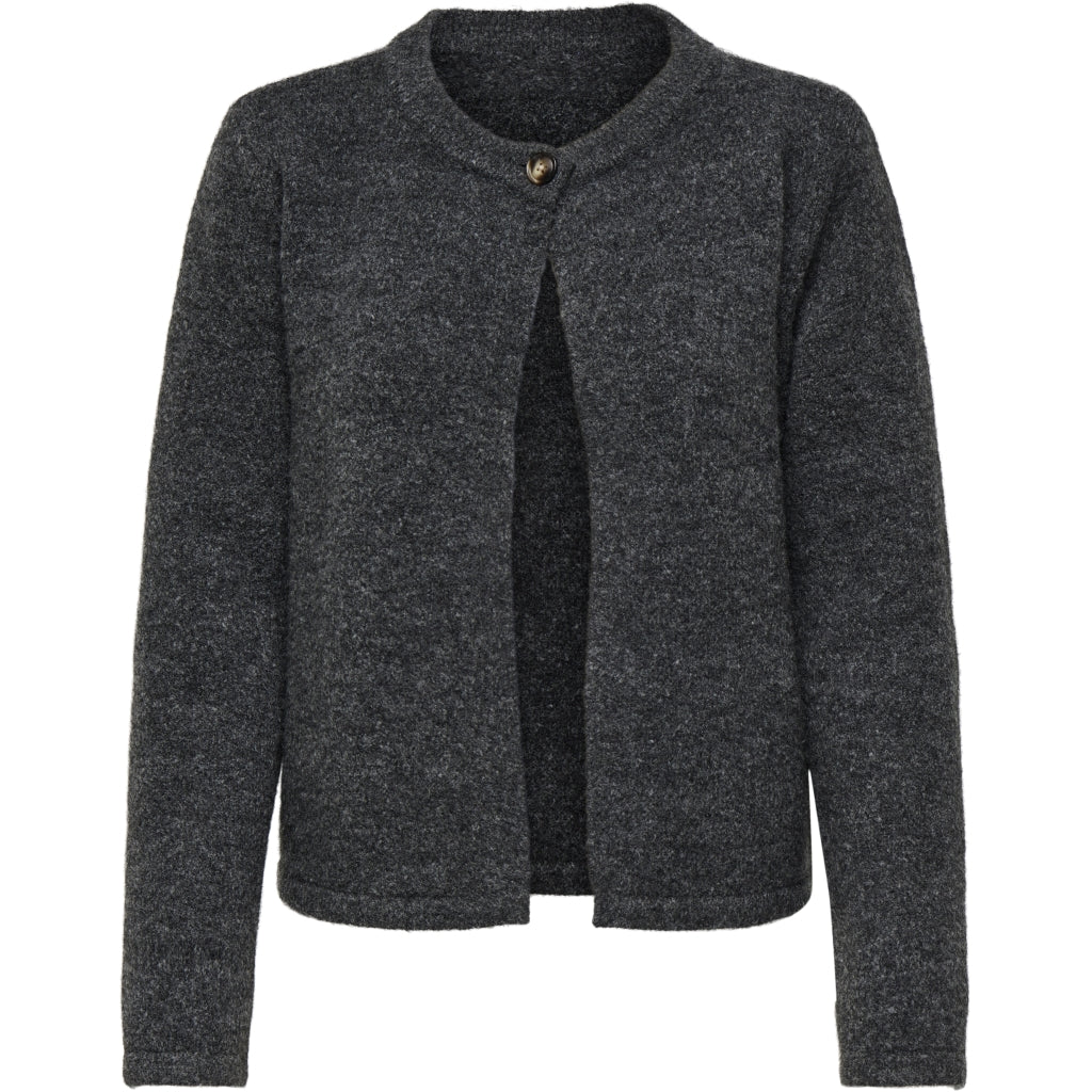 Only Dame Cardigan Onlaltos Dark Grey Melange