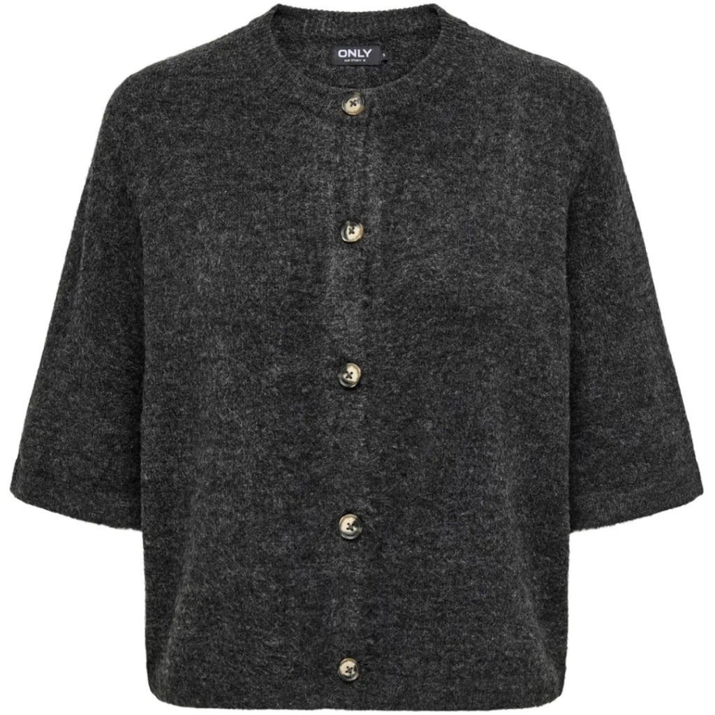 Only Dame Cardigan Onlcamilla Dark Grey Melange
