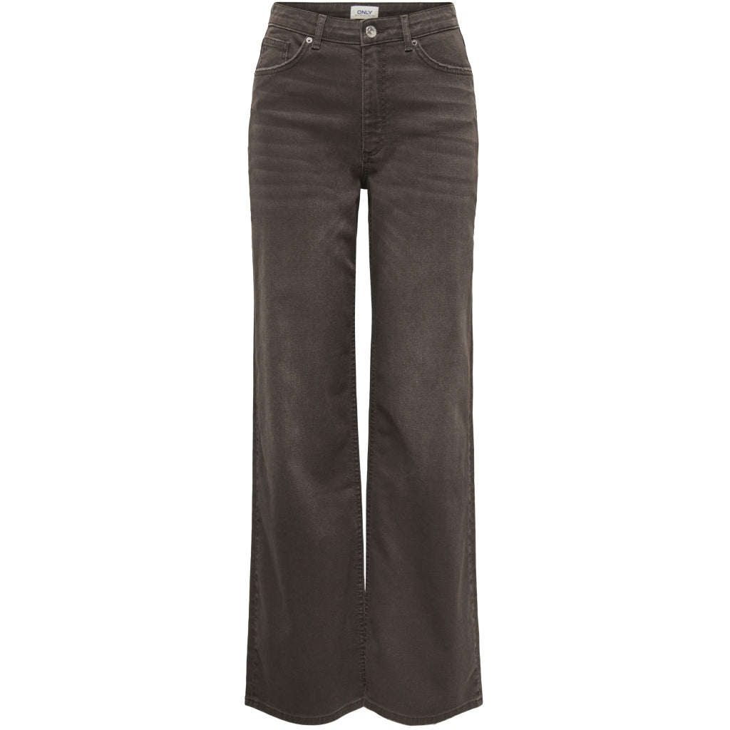 Only Dame Jeans Onljuicy Dark Brown Denim