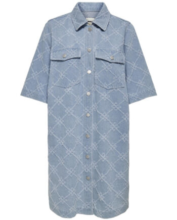 Only Dame Kjole Onlbelle Light Blue Denim