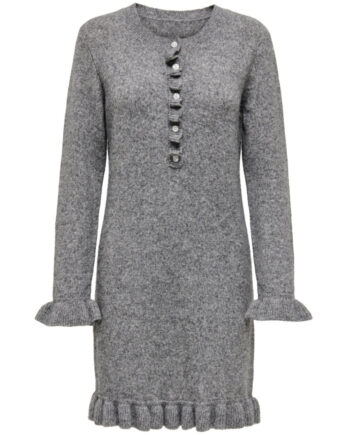 Only Dame Kjole Onlmera Medium Grey Melange