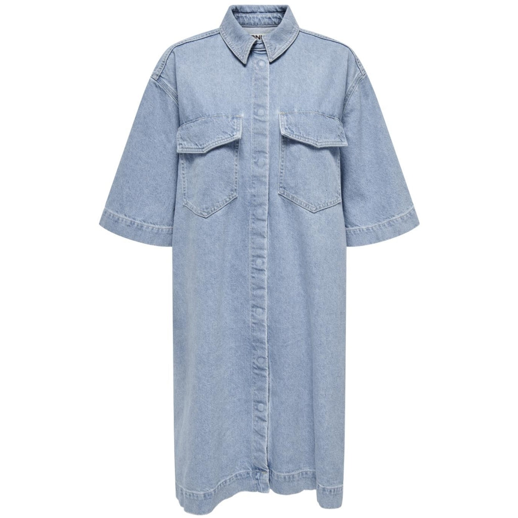 Only Dame Kjole Onlsophie Light Blue Denim