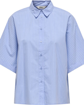 Only Dame Shirt Onlmari Cashmere Blue Stripes Medium Blue Dark Blue