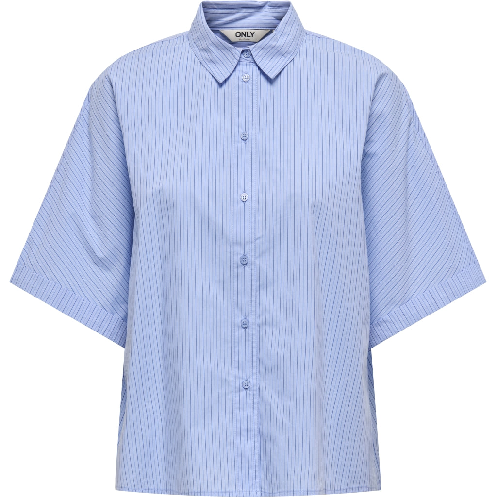 Only Dame Shirt Onlmari Cashmere Blue Stripes Medium Blue Dark Blue