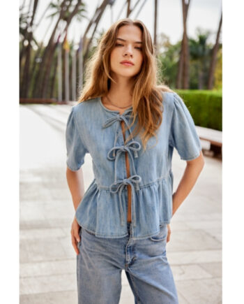 Only Dame Shirt Onlnoelle Light Blue Denim