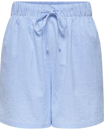 Only Dame Shorts Onlaugusta Cloud Dancer Blue Stripes