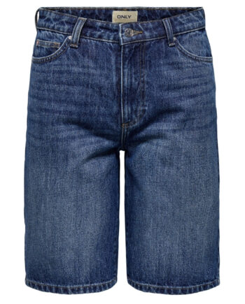 Only Dame Shorts Onlsonny Dark Blue Denim