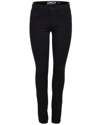 Only Dame Skinny Jeans Onlrain Black Denim