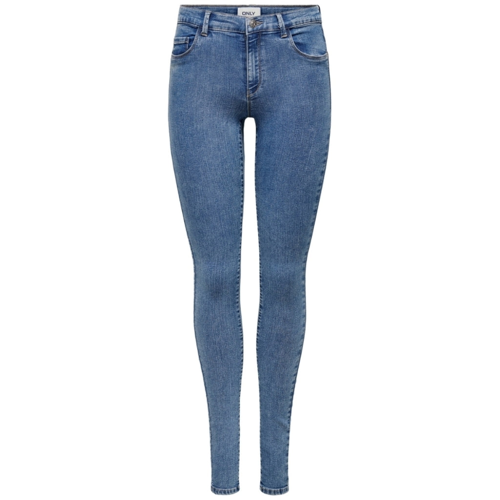 Only Dame Skinny Jeans Onlrain Medium Blue Denim