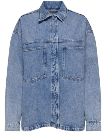 Only Dame Skjorte Onlemmie Light Blue Denim