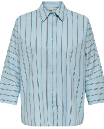 Only Dame Skjorte Onlnancy Cashmere Blue Stripes