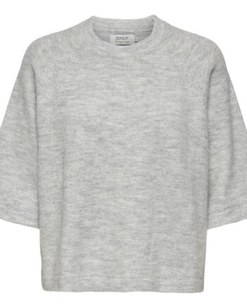 Only Dame Strik Onlsimoni Light Grey Melange