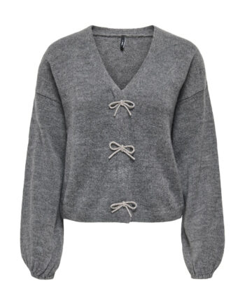 Only Dame Strik Trøje Onldonna Medium Grey Melange