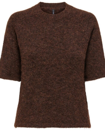 Only Dame Striktrøje Onlazu Seal Brown