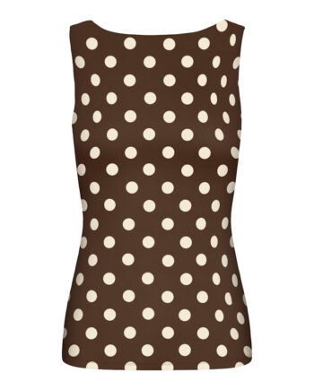 Only Dame Top Onllone Seal Brown