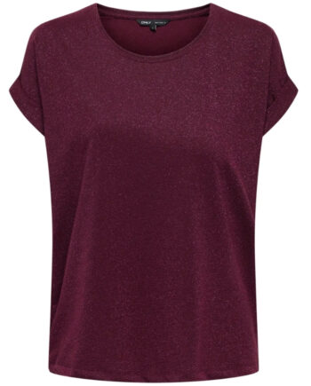 Only Dame Top Onlmoster Chocolate Truffle Chocolate Truffle Lurex