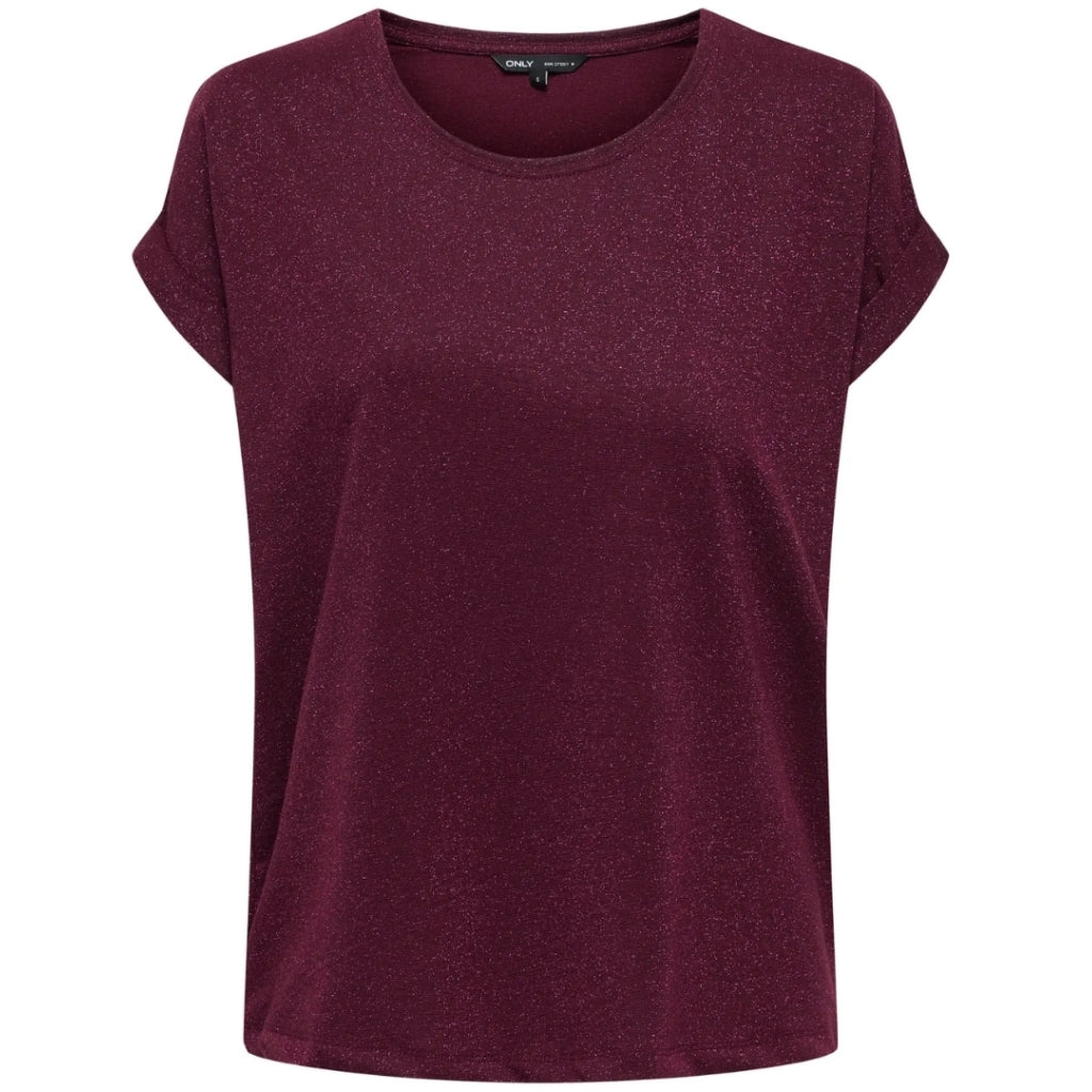 Only Dame Top Onlmoster Chocolate Truffle Chocolate Truffle Lurex