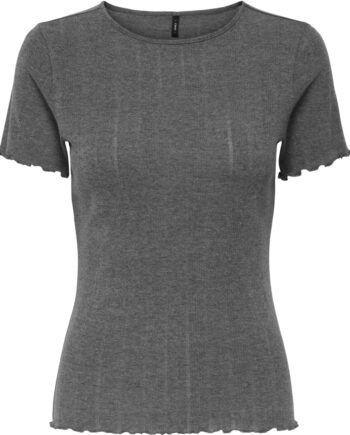 Only Dame Top Onltenna Dark Grey Melange