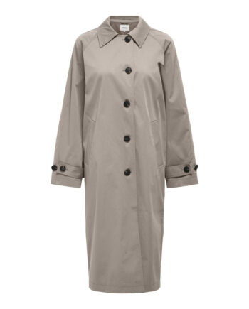 Only Dame Trenchcoat Onleja String Walnut