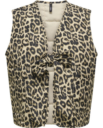 Only Dame Vest Onlannabell Humus Leo