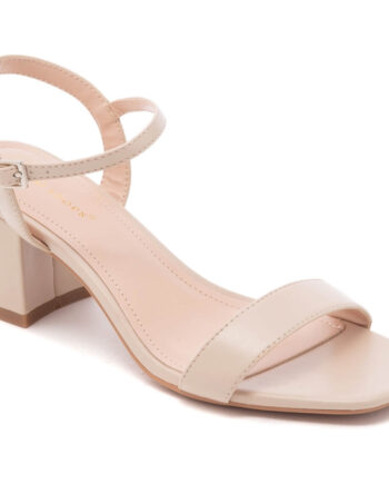 Opaline Dame Stiletter Med Blokhæl 6893 Beige