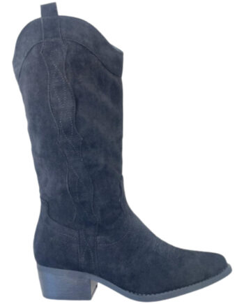 Pauline Dame Cowboystøvler 6630 Black