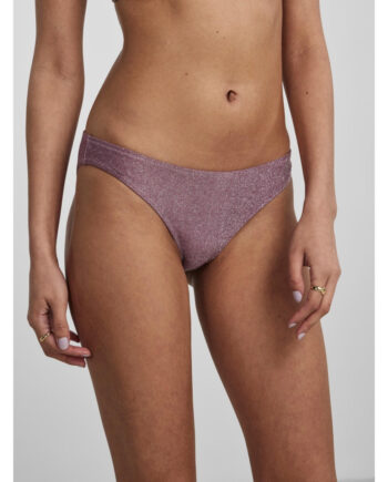 Pieces Dame Bikini Underdel Pcbling Bordeaux Silver Lurex