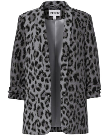 Pieces Dame Blazer Pcbosella Grey Leo