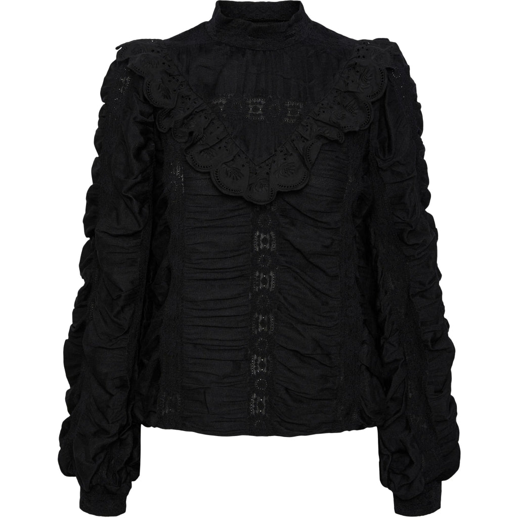Pieces Dame Bluse Pcalex Black
