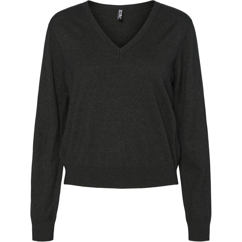 Pieces Dame Bluse Pcnatalie Dark Grey Melange