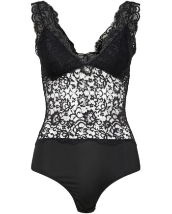 Pieces Dame Bodystocking Pclina Black