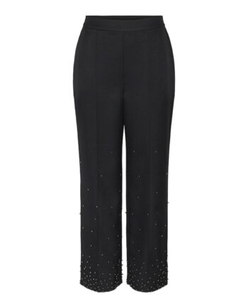 Pieces Dame Bukser Pcru Black