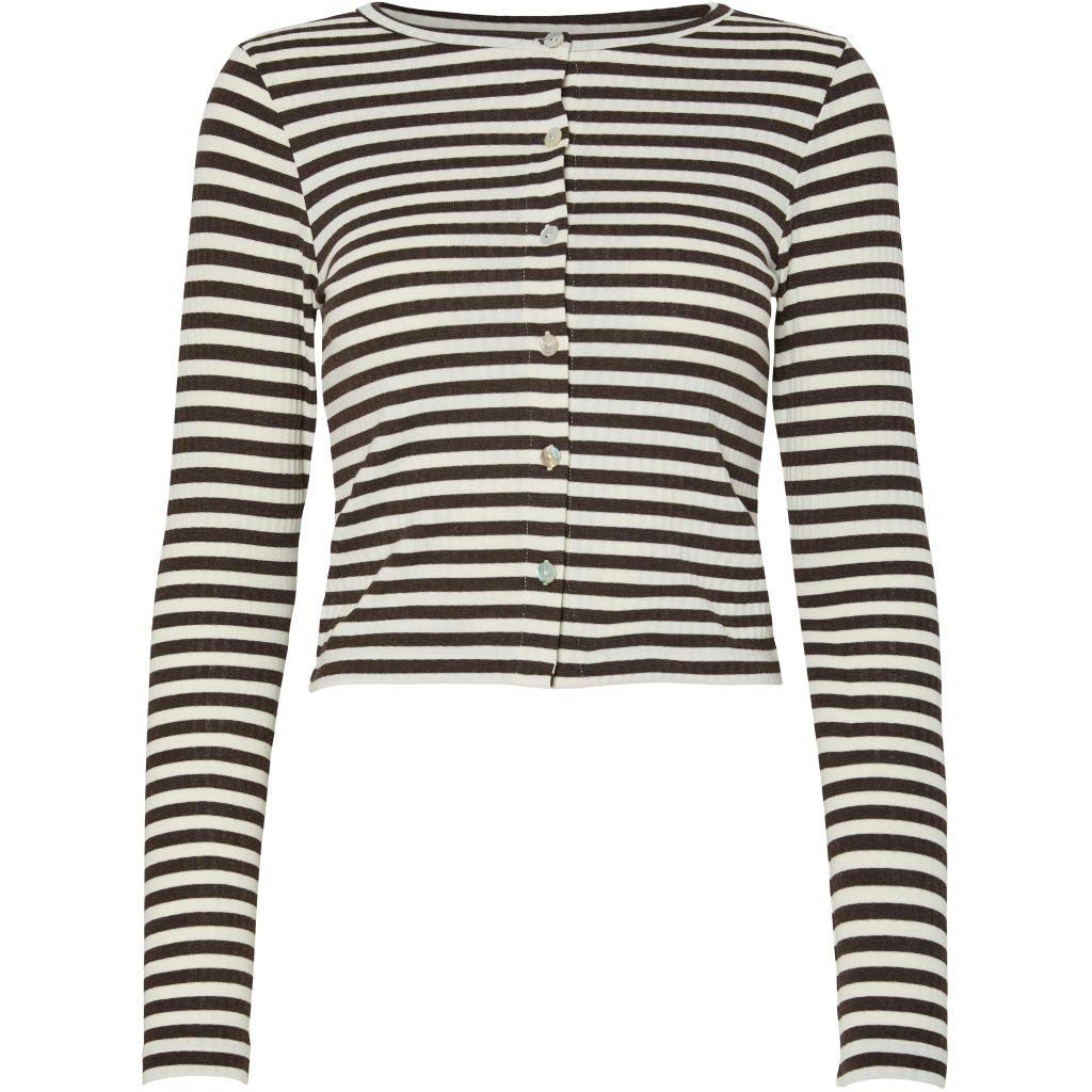 Pieces Dame Cardigan Pclaya Chicory Coffee Coconut Milk