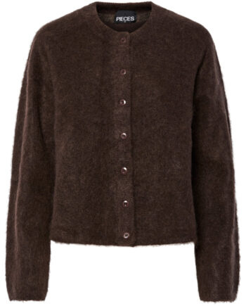 Pieces Dame Cardigan Pcmanika Hot Fudge Melange