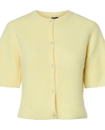 Pieces Dame Cardigan Pcsilly Pale Banana Melange