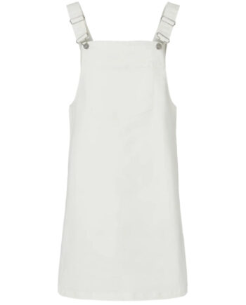 Pieces Dame Denimkjole Pcmonica Bright White