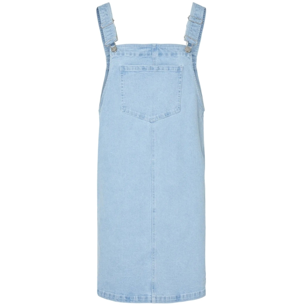 Pieces Dame Denimkjole Pcmonica Light Blue Denim