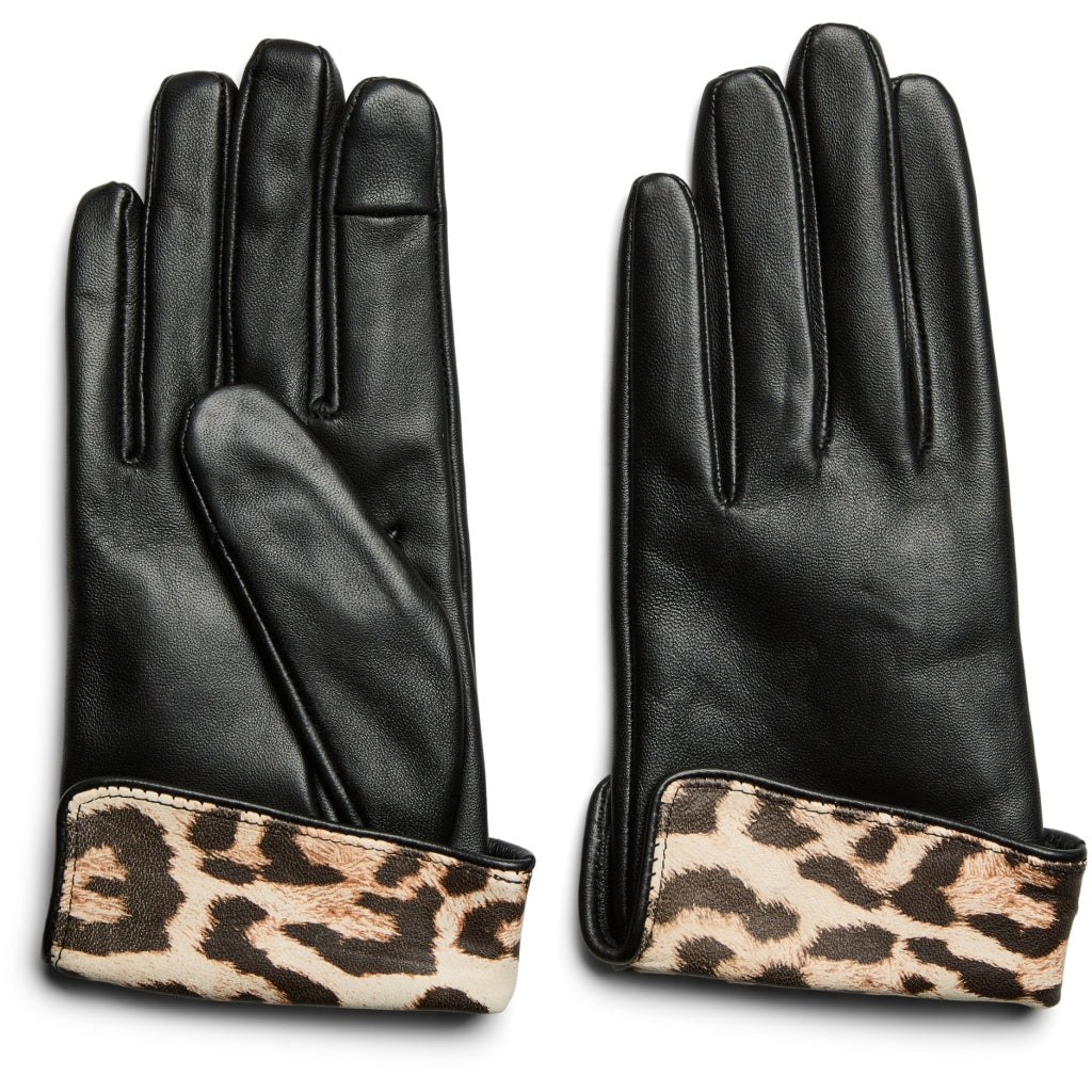 Pieces Dame Handsker Pcjeora Black Leo
