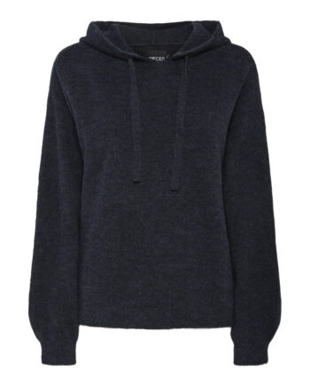 Pieces Dame Hoodie Pcpiko Maritime Blue Melange