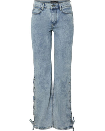 Pieces Dame Jeans Pcfenda Light Blue Denim
