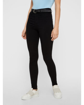 Pieces Dame Jeans Pchighskin Black