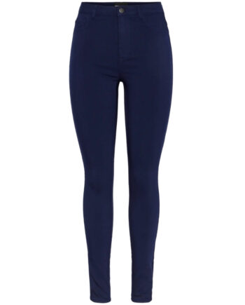 Pieces Dame Jeans Pchighskin Maritime Blue