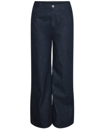 Pieces Dame Jeans Pcrevin Dark Blue Denim