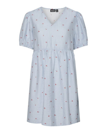 Pieces Dame Kjole Pcfionna Lichen Blue