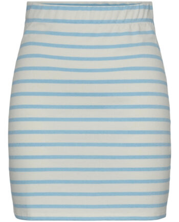 Pieces Dame Nederdel Pcbibbi Cloud Dancer Airy Blue