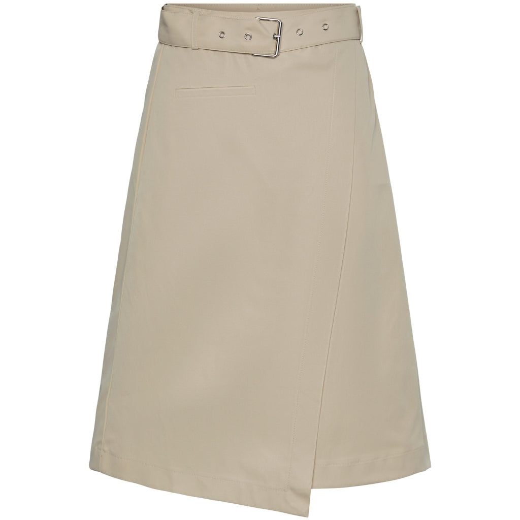 Pieces Dame Nederdel Pcjenni White Pepper