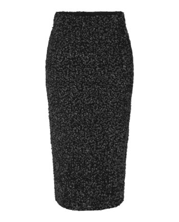 Pieces Dame Nederdel Pckam Black Black Sequins