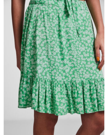 Pieces Dame Nederdel Pcnya Irish Green Flower