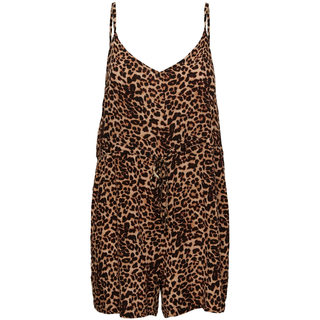 Pieces Dame Playsuit Pcnya Black Leo