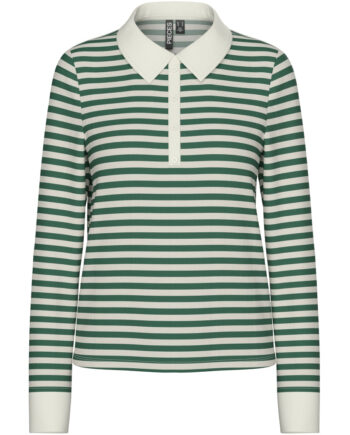 Pieces Dame Polo Pcdonna Hunter Green Coconut Milk